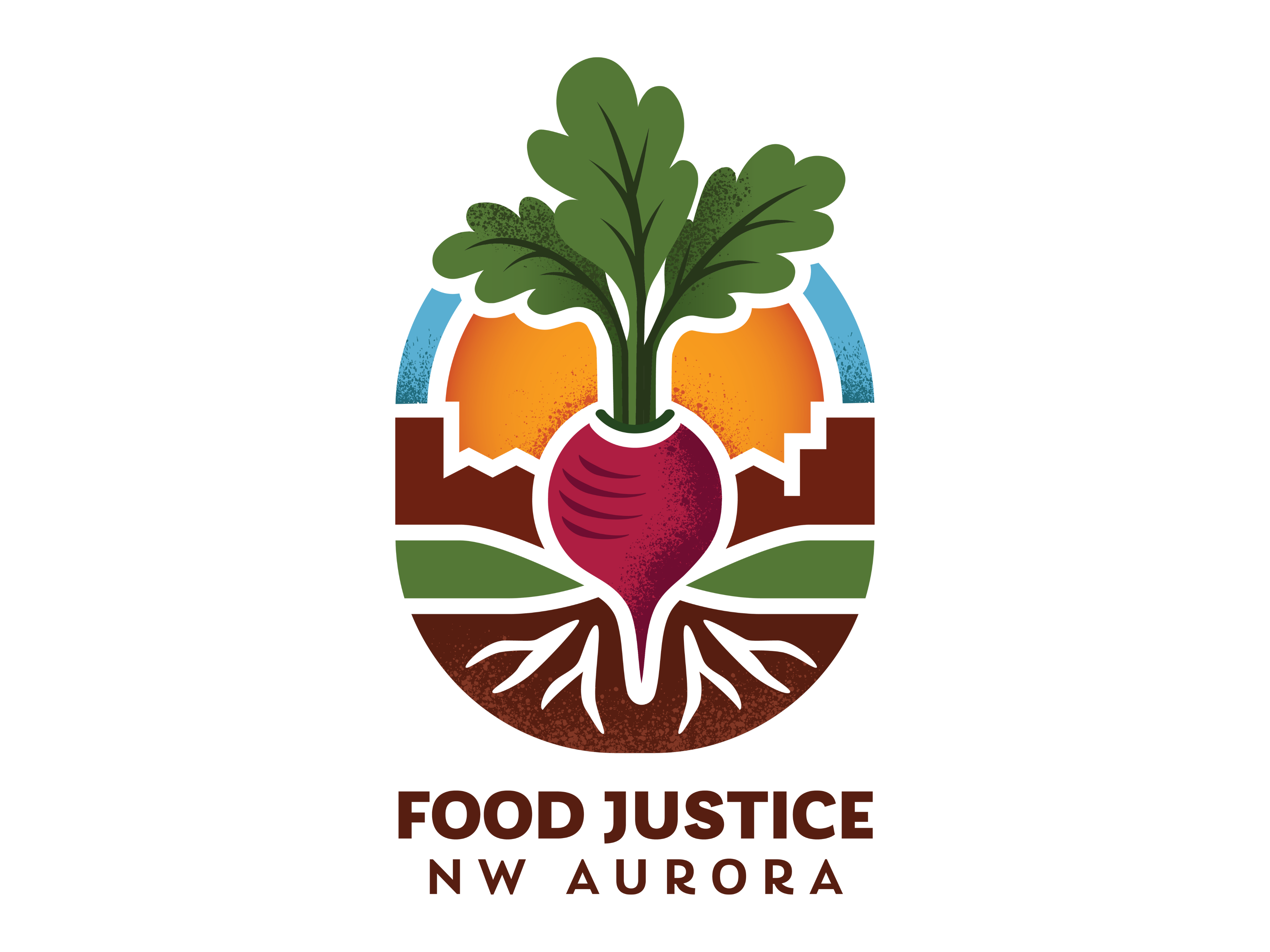 Food Justice NW Aurora logo